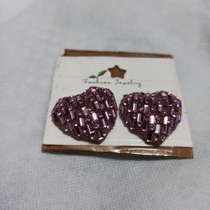 Pink "Sequin" Earrings @ ₹444