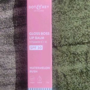 Dot Nd Key Watermelon Pinkish Lipbalm Spf 30+ New