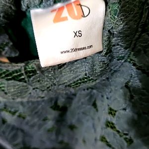 20 Dresses Green Lace Dress