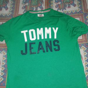 Tommy Hilfiger Green Colour Tshirt