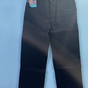 New black straight jeans