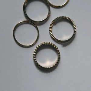 Set Of 5 Finger Ring