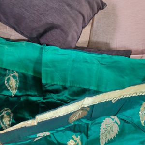 Green New Banarasi Silk Saree