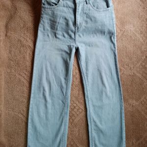 Grey Straight Leg Jean