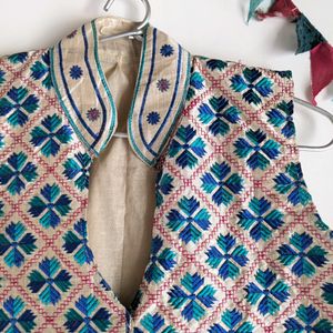 Embroidered Phulkari Jacket