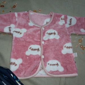 6-12 Months Baby Winter Wear Combo Of 3 Dresses