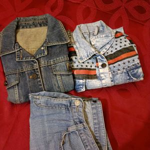 🧥 Two Jacket With Jeans 😄😄🆓 Free