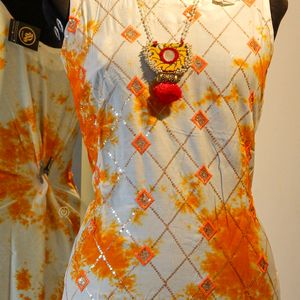 Sleevless Kurti