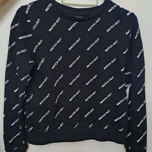 Black Party/Casual Sweatshirt