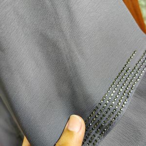 Imported Tik Tok Fabric Diamond Abaya