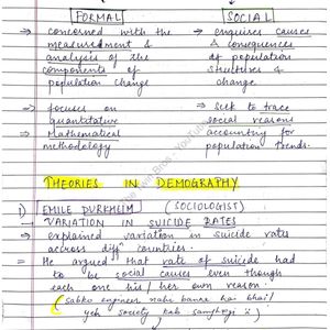 CLASS 12TH SOCIOLOGY HANDWRITTEN NOTES