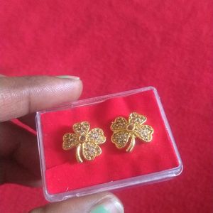 Earing(Chithabaram Gold Covering)