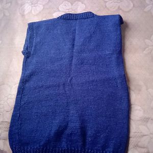 Blue Formal School Sweater For Students