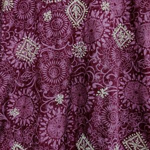 Pinkish Maroon Embroidered Kurta