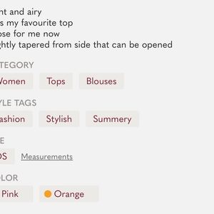 Pink Orange Top