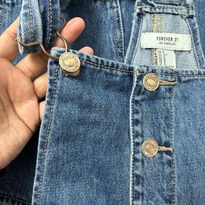 F21 Denim Dungaree