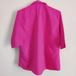 Pink Collared Blouse