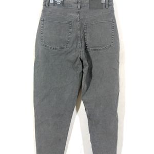 H&M Black Faded High Rise Casual Jeans (Women)