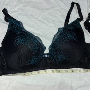 Black Lace Bra