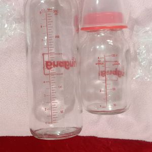 (2set)Milk Feeding Glass Bottles