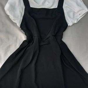 New Trendy Korean Short Midi Dress