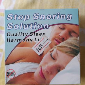 Stop Snoring Solution