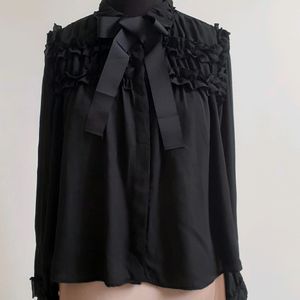 ZARA chiffon blouse