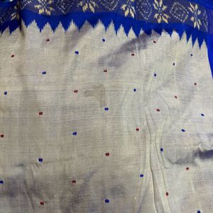 Pure Silk Patola With Tissue Border