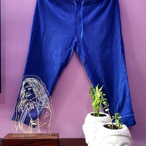 Blue Capri/Joggers (Women)