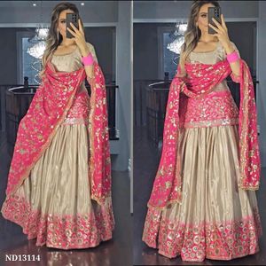 Heavy Pure Chinon Lehenga Choli