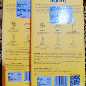 Combo Of Two Sanfe Wax Strips Packs Total 40strips