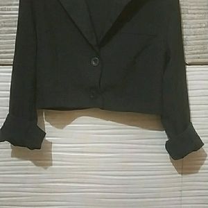 Crop Blazer For Girls