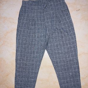 Grey Checkered Pants
