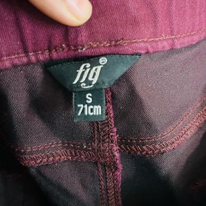 Fig Burgundy Jeans