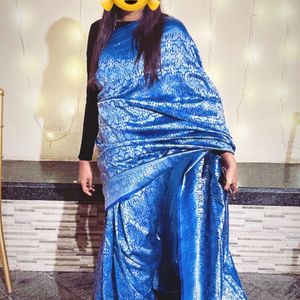 Silk Saree Kanjivaram Blue