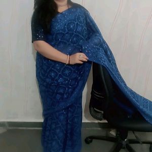 Chikankari Saree