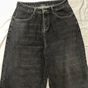 Charcoal High Rise Jeans