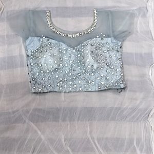 Sky Blue Blouse