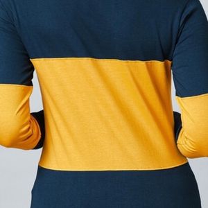 Fullsleeves Winter Women Colorblocked Scoop Neck M