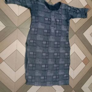 Navy Blue Kurti