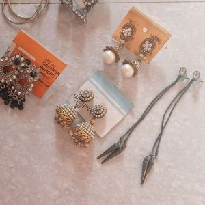 4 Pair Of Earrings