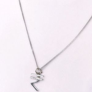 Rupee Sign Chain Pandent Pure Silver 925