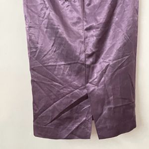 SATIN SKIRT