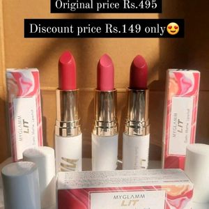 MyGlamm Satin Matte Lipstick💄1pc In 149rs😍New✅