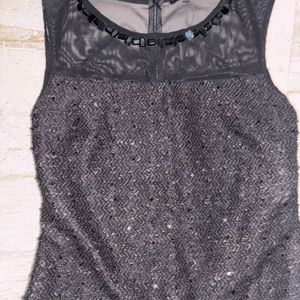 Black Sequin Bodycon Dress