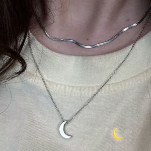 Moon Snake Necklace