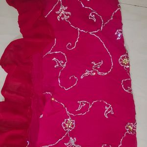 Jarkaan Work Fryl Saree