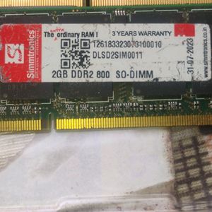 DDR2 And Ddr3 Ram Laptop