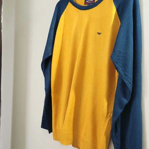 Red Tape Mustard Blue Solid Pullover