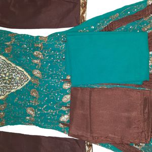 Anarkali Heavy Work Suit Set 🛍